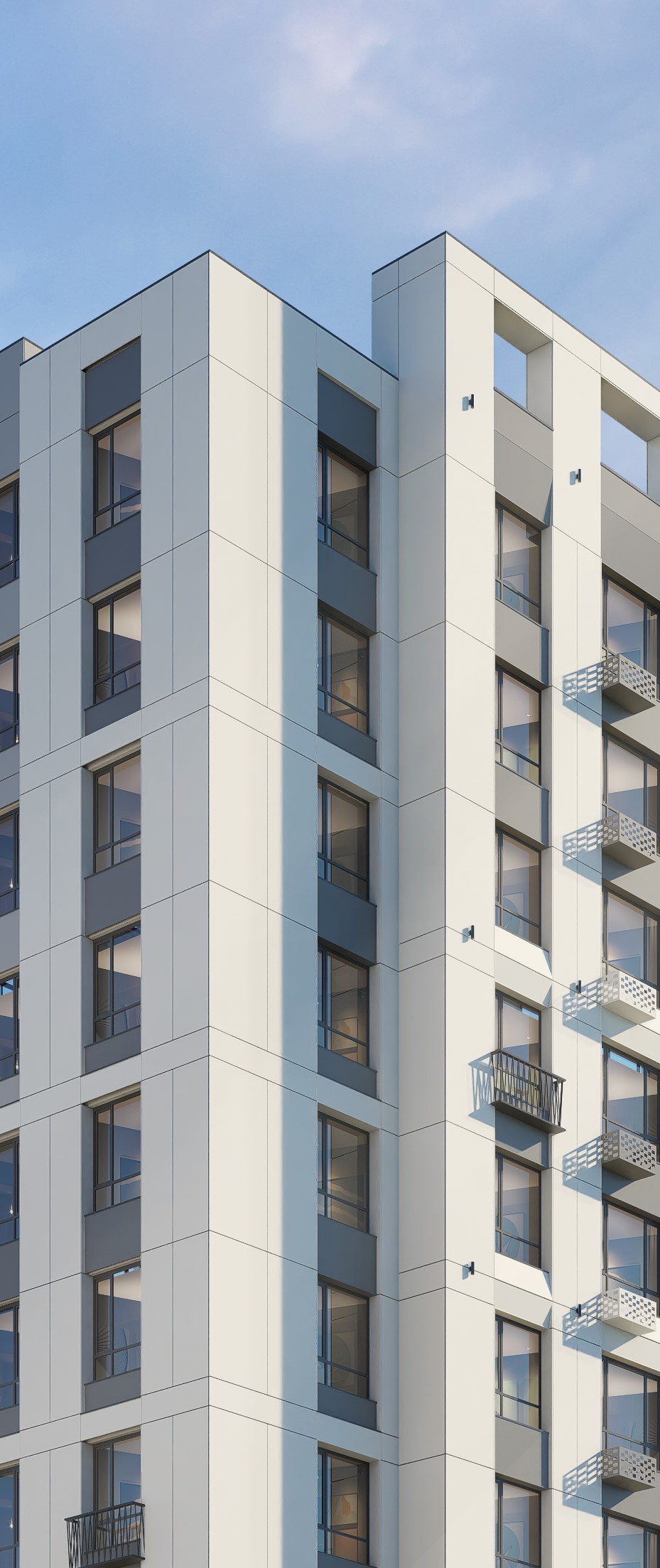 Residential complex with retail