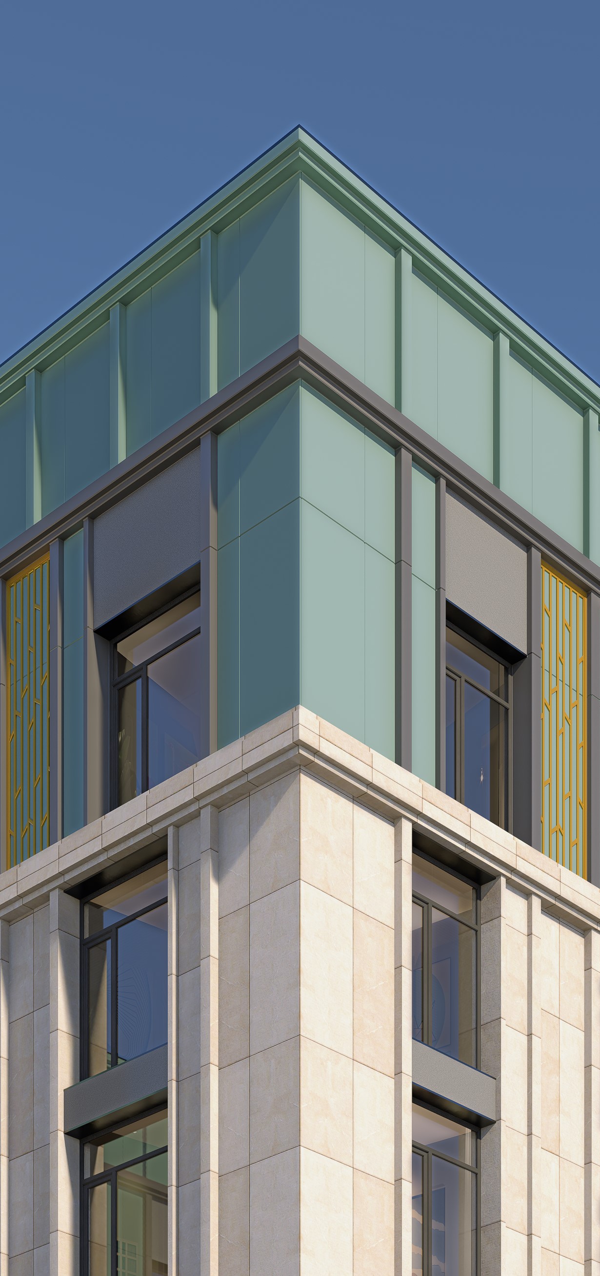 Residential complex with retail