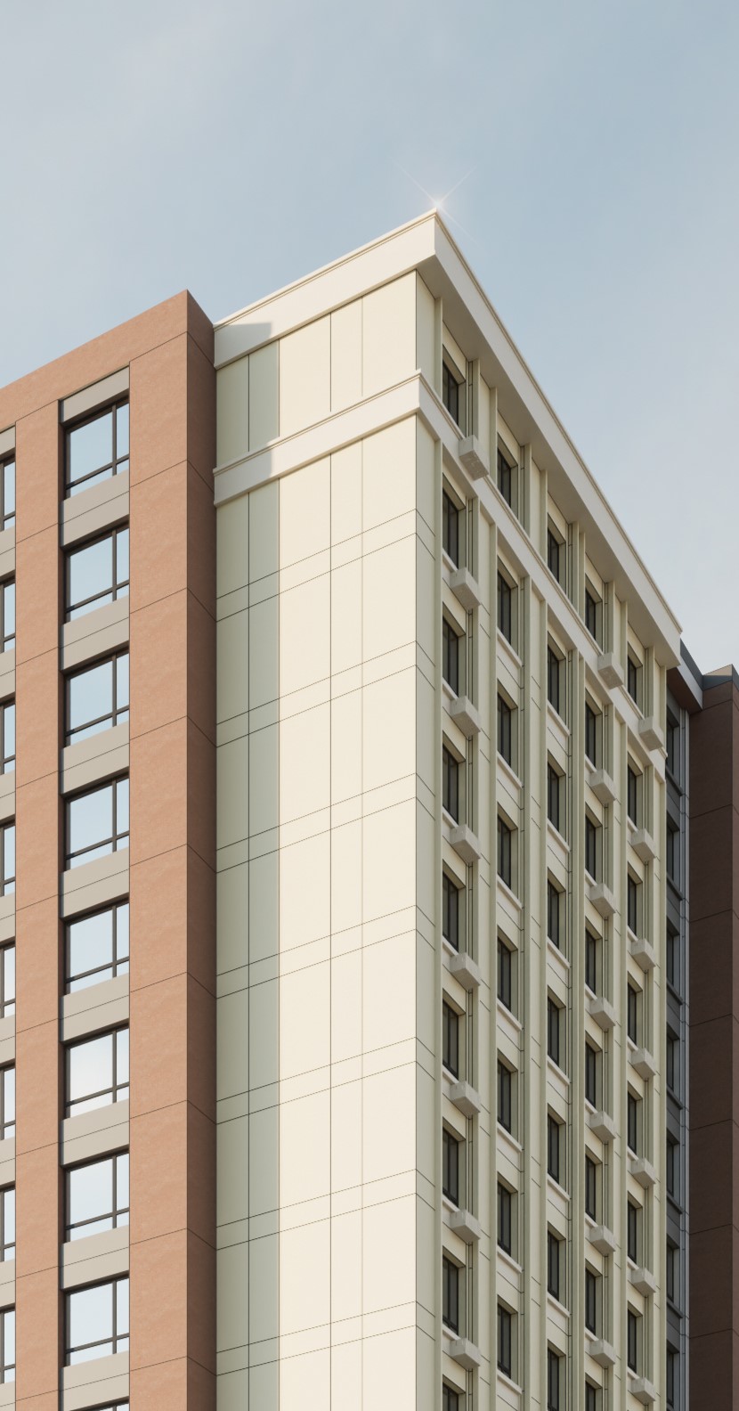 Residential complex with retail