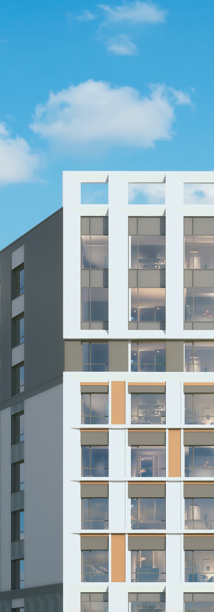 Residential complex with retail